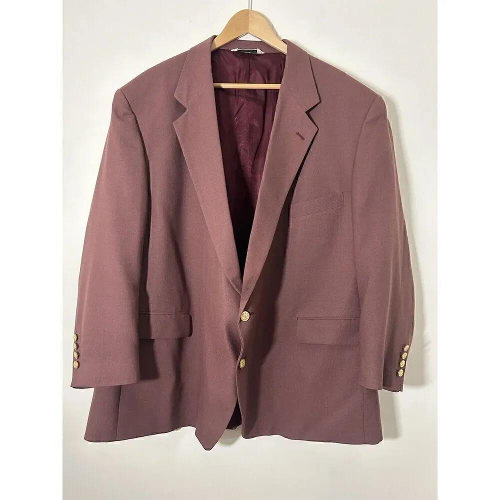 Palm Beach Exclusively for Hajjar's Mens Sport Coat Blazer Suit Jacket 2 Button